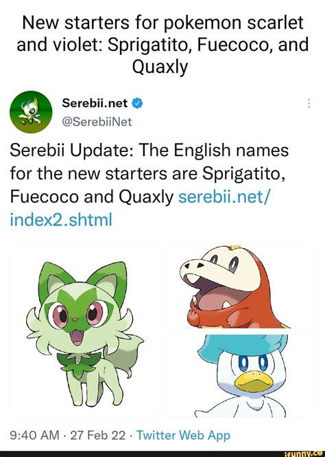serebii new pokemon|Serebii.net (@Serebiinet) .